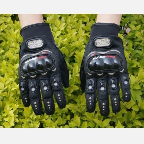 PRO-BIKER Motorcycle Motorbike Racing Riding ATV Shock-proof Full Finger Gloves - Picture 8 of 11